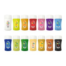 [코리아스퀘어] 티티 아쿠아물감 220ml, 노랑