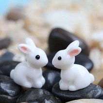 홈 가드닝 정원 화분 꾸미기 미니 귀여운 토끼 장식 소품 인형