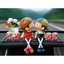 뉴타임즈8 차량용 피규어 차내 액세서리 창의 차 향수 장식 자동차 용품 러블리 장식품 대전 차 위의 고급여 QH13 A18, 06 슈트
