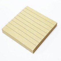 크라프트 포스트잇 줄 부착 메모지 점착 접착 메모지 떡메모지