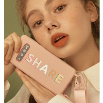 STRP FW 마카쥬 숄더 스트랩 갤럭시 케이스, S20+, 블랙_폰트타입:클래식
