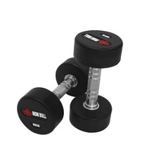 아이언불 덤벨 2~50kg 헬스장 고무아령 (1개), 18kg 1개