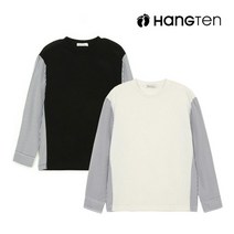 행텐 행텐 남성 셔츠 패치 티셔츠-BI9R073120505