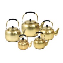 대원경금속 정품 막걸리 황주전자 추억먹은 양은 주전자 술주전자, 1L