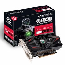 MAXSUN AMD 라데온 RX 550 4GB GDDR5 ITX 컴퓨터 PC 게이밍 비디오 그래픽 카드 GPU 128비트 DirectX 12 PCI Express X16 3.0 D
