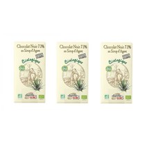 CHOCOLATES SOLE 쇼콜라떼 솔레 73 프로 카카오 아가베 시럽 함유 다크 초콜릿 Dark chocolate 100g 3개, 1세트