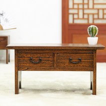민규네고가구 오동 경상(소) 원목 인테리어 전통 엔틱 고전 경상 찻상 다과상 소반 좌탁 밥상 제사상 공부상 예쁜밥상, 단품