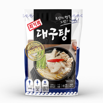 부산맛집 최기택송이아구찜 맑은대구탕 양많은 1.2kg 1~2인분 최기택대구탕 대구탕밀키트