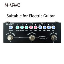 기타 멀티이펙터 M-VAVE 어쿠스틱 이펙트 프로세서 8 IR 캐비닛 시뮬레이션 딜레이 코러스 페이저 리버브 나무 페달, 03 for Electric guitar