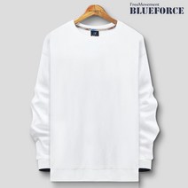 블루포스 남여공용 커플룩 에리노 맨투맨(JJMTU5) 오버핏 긴팔티셔츠 가족티 단체복