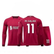 리버풀 22-23 홈레드 제라드 살라 반다이크 누네스 안필드 긴팔 축구복 유니폼