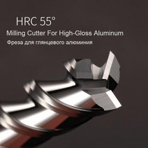 HRC553 플루트 카바이드 엔드밀 알루미늄 아크릴 커터 Cnc 밀링 공구 목재 구리 4, D6X24XD6X75L