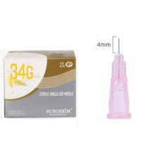 20 조각 Pdo PCL PLLA 스레드 얼굴 채우기 촉진 콜라겐 재생 주름 제거 모노 나사 토네이도 멀티 도구, 01 34Gx4mm