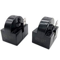 2 PCS QP2-4R7 QP2-4.7 Start Relay 1 Pin PTC Starter Refrigerator Compressor, 단일옵션