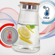 직화유리주전자 내열 차주전자 티포트 유리 녹차 주전자, 니토 콤비 내열유리 티포트 1.5리터