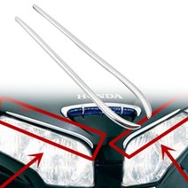 핸들 스크린 바 라이트 혼다 오토바이 크롬 페어링 골드윙 GL1800 2001-2011 ABS 플라스틱 수정 부품, 12 M Chrome 01-11