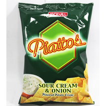 피아토스 양파맛 감자칩, 18개, 85g