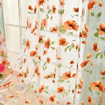 가림막파티션 공간분리 셀프 가벽 칸막이 섬세한 꽃 창 얇은 명주 그물 커튼 쉬어 드레이프 분배기 보일 거, 03 4
