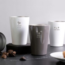 제로마크 캠프스텐컵 450ml / 나만의 개인별 각인 소량인쇄 컵프린팅, 화이트