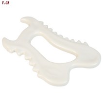 Y.GA 도자기 속살 scraping 경락 림프 순환 마사지볼 피로를 풀다, 흰색, 2