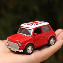 클래식카 다이캐스트 자동차 모형 프라모델 미니 올드카 미니어처 모형차 빈티지, 미니 레드