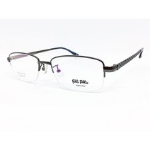 Folli Follie 안경테 티타늄 그레이 반무테프레임