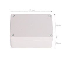 튼튼한 결속 표면 장착 플라스틱 밀폐형 방수 조인트 정션 박스 케이스 100x68x50mm, 한개옵션0