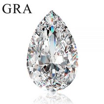 배 컷 모이사나이트 01ct ~ 13 ct 진짜 느슨한 모이사니타 D 컬러 VVS1 GRA 인증서 보석 럭셔리 소재로 다이아몬드 테스트 통과