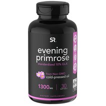 스포츠리서치 이브닝 프림로즈 오일 1 300mg 30120 소프트젤 감마리놀렌산 GLA, 30소프트젤(1달)