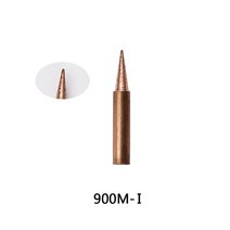 공구 용접 장치 순수 구리 인두 팁 900M-T 납땜 재작업 스테이션 헤드 BGA 브랜딩, [04] 1pc 900M-I, 04 1pc 900M-I