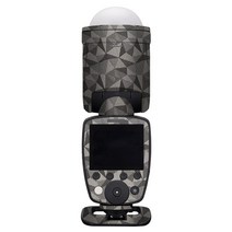 저무리 Profoto A1X / A10 오프 카메라 키트 플래시 데칼 스킨 스피드 라이트 프로텍터 워프 커버 Air Remote TTL 필름 스티커, 10 Nordic Titanium