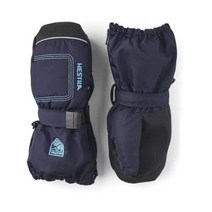 헤스트라 Baby Zip Long Mitt (Child 1-9yrs) | 워터프루프 Insulated Mittens for Toddlers & Kids Winter Playing, Dark Navy, 4