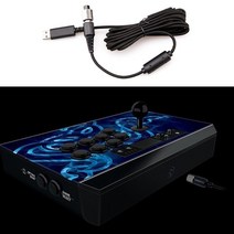 아케이드스틱 Razer Panthera Evo 아케이드 스틱용 교체 USB 케이블 꼰 와이어 연결, 한개옵션1, 한개옵션0