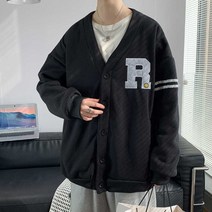 나미나라 10대 아우터 남학생교복가디건 가디건 간절기 20대 봄코디 남자가디건 남성 R패치