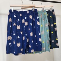 국산 여성 레이온 3부 5부 잠옷반바지 여름 반바지 홈웨어 반바지 인견