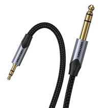 벤션 프리미엄 3.5mm to 6.5mm 6.35mm TRS 케이블 혼합색상 BAUHF 1m