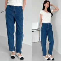 772 라인데님팬츠/ 루즈핏 배기청바지/ SML 셀비지 데님/ 다리옆선라인안쪽 스티치로 날씬해보여요