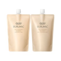 시세이도 서브리믹 아쿠아 인텐시브 샴푸 450ml 2개 [손상모발용] 285593, 2.아쿠아인텐시브트리트먼트(DRY) 450g_2.아쿠아