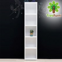 트리퍼니가구 5단 400 책장, 5단400책장/화이트