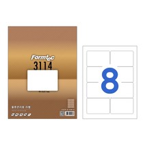 물류관리용 라벨(LS-3114 100매 8칸 폼텍), 상세페이지 참조