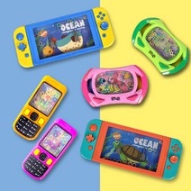 물게임기 워터 게임기 워터게임 추억의 문방구 장난감 물들어간 레트로 완구 고리넣기 게임, 1. 핸드폰 색상랜덤