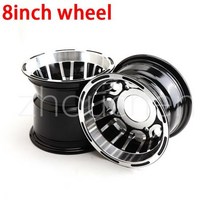 오토바이 휠 림 스티커 용 인치 허브 알루미늄 타이어 진공 고 카트 륜, 88mm rear rim