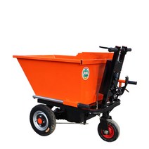 전기 카트 공사장 농업용 덤프트럭 삼륜 운반차 화물 거름 농사용 전동 충전 구루마, 평판 트럭(1톤 적재 가능)