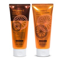 오르제나 비타민C 페이셜 마일드 필링젤 180ml 2개, 클렌징폼+필링젤