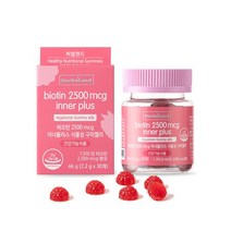 허벌랜드 비오틴 2500 mcg 이너플러스 식물성구미젤리/ 30일, 없음