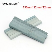연마제 스크레치 150x12mm 80-1200 그릿 오일 스톤 실리콘 카바이드 샌드 바 연마 스퀘어 나이프 샤프너, 04 Grit 240