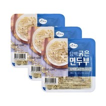 맑은물에 담백 굵은 면두부 100gx3개, 단품
