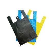 시장봉투 음식물 쓰레기 검정봉투 마트봉투 1호 200장, 200개