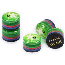 CRICAL 5 Pieces Rainbow Tip Billiards Pool Cue 1114mm SSSSXMMHH, 04 Green-11mm_01 5