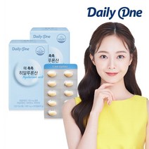 데일리원 전소민 더 촉촉 히알루론산 500mg 60캡슐, 2통, 2개, 60정